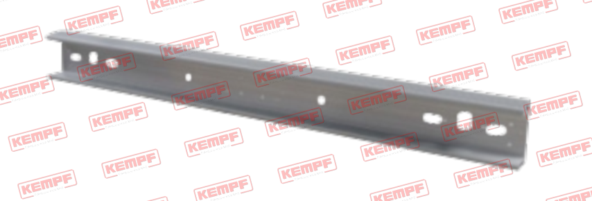 75366 Unterfahrschutzprofil Alu 2400 mm f. Mehrkammerleuchte